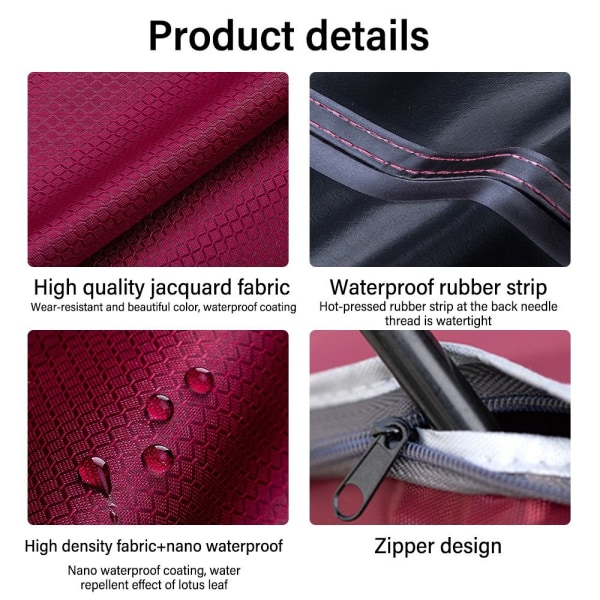 Moottoripyörän kojelaudan cover Electricbike Head PURPLE 50CMX63CM purple 50cmx63cm