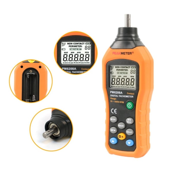 Kontakt Turteller Kontakt Mål Hastighet Tach Meter