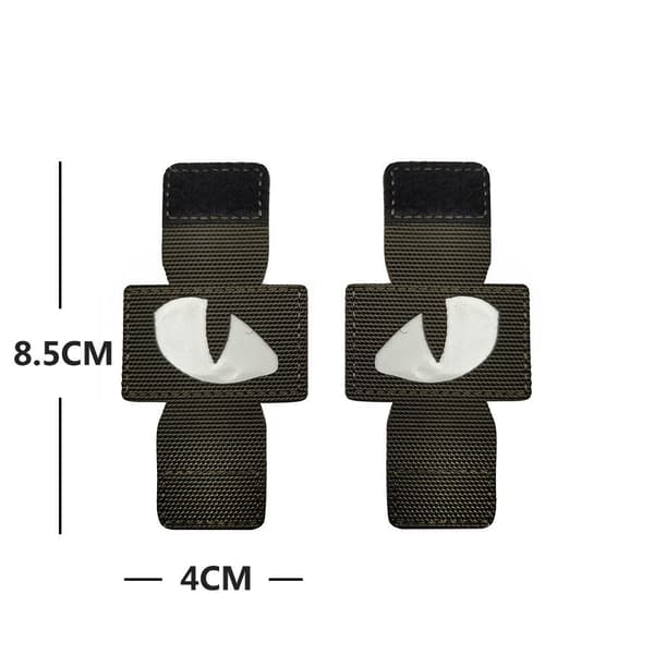 2kpl Tactical Molle Strip Adapter -liivi MUSTA Black