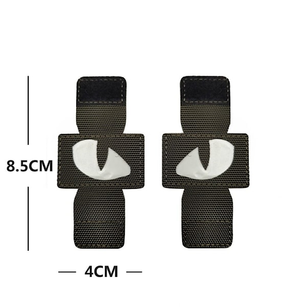 2stk Tactical Molle Strip Adapter Vest SORT Black