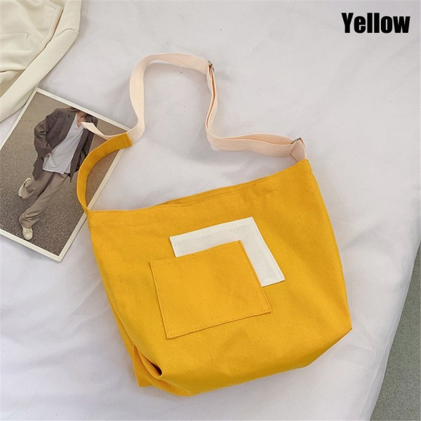 Axelväskor Canvas Handväskor GUL yellow