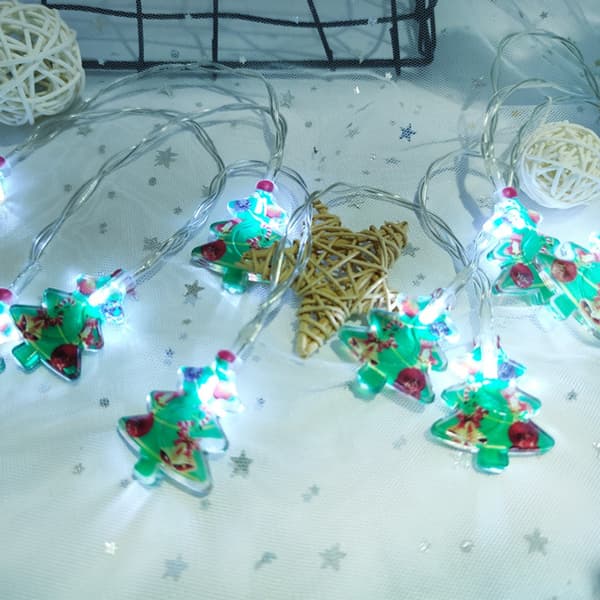 LED-julelys, trelyktstripe 2 2 2