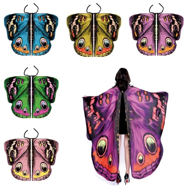 Butterfly Wings Sjal Butterfly Skjerf 2 2 2