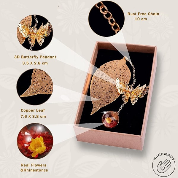 Kirjanmerkit Leaf Vein Kirjanmerkit 03-ILMAN LAHJARASIKKO 03-ILMAN 03-Without Gift Box