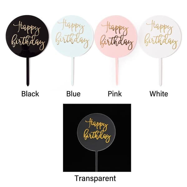 Cake Toppers Cupcake Toppers SORT Black