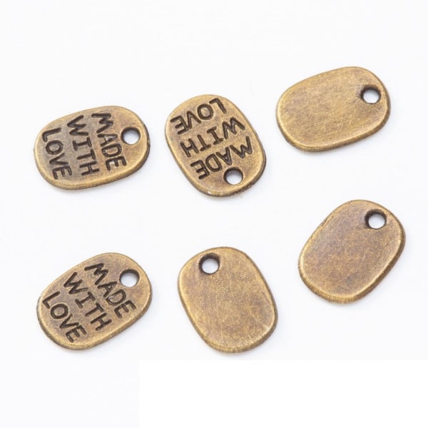 Oval Word Pendant Word Pendant Charms Pendant Charms Alloy