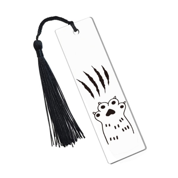 3 STK Akrylbokmerke Cat Claw Bookmarks B B B