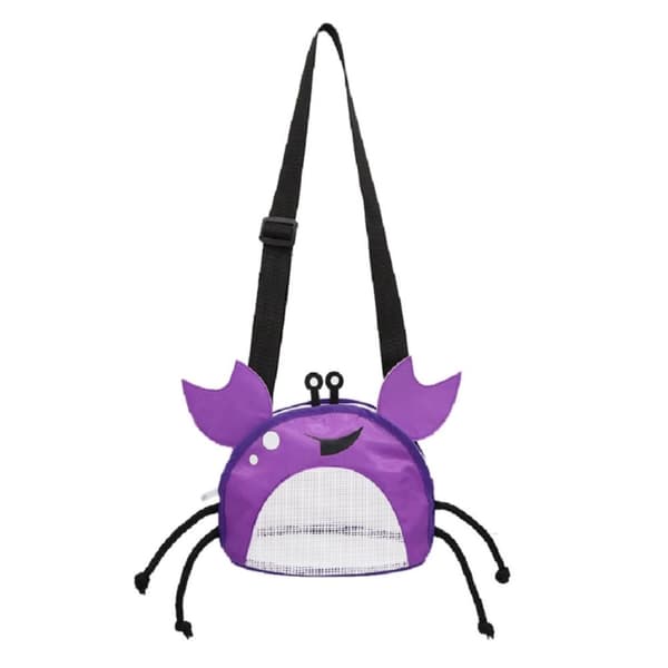 Beach Mesh Bag Skalväskor LILA purple