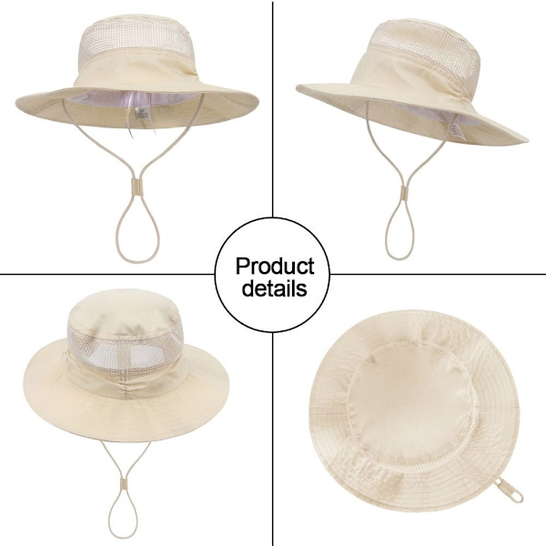 Bucket Hat Beach Cap SORT black