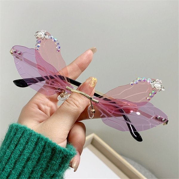 Dragonfly Wing Aurinkolasit Varjostimet LÄPINÄKYVÄ Transparent