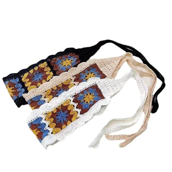 Hårband Virkad turban BEIGE beige