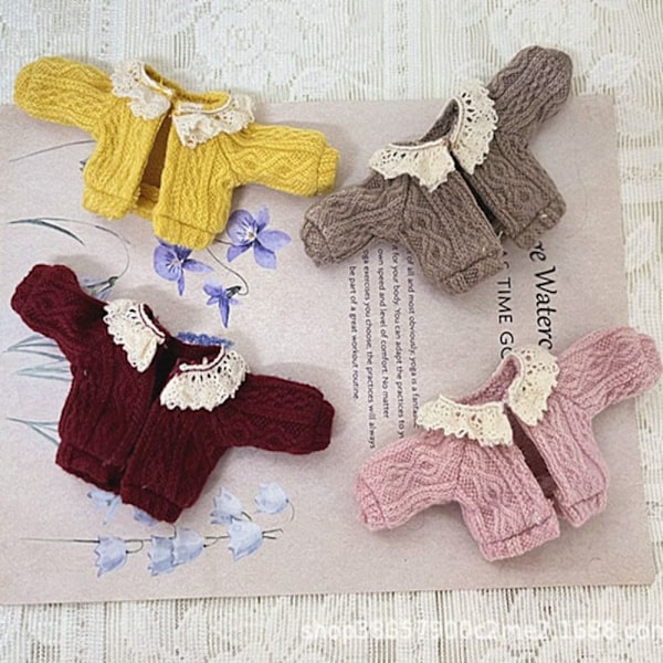 Doll Mini Cardigans -neulepusero PUNAINEN Red