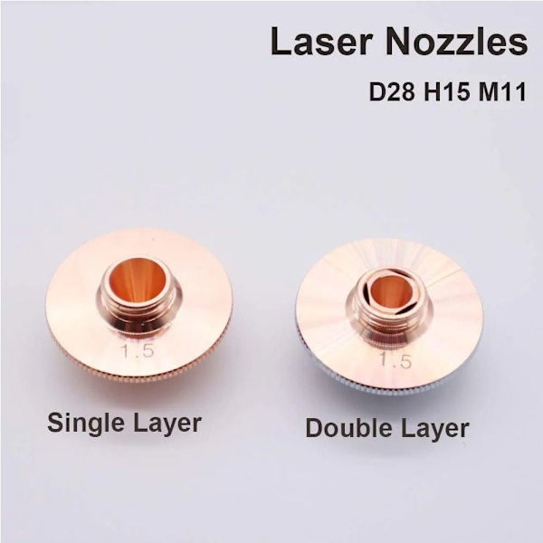 Lasermunnstykke Fiber Lasermunnstykke DOBBELT LAG DOBBELT LAG Double Layer