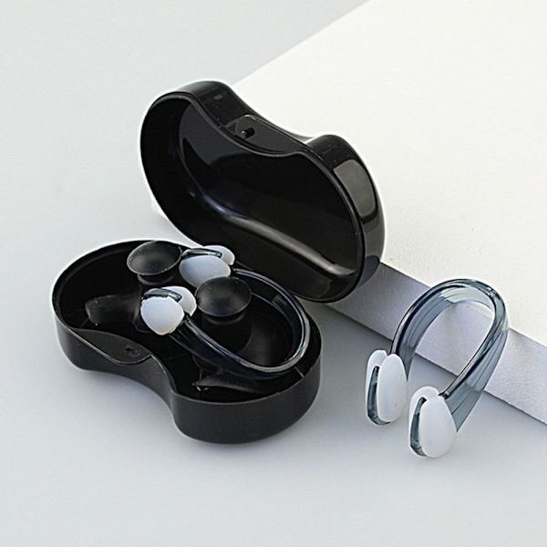 Korvatulppa nenäpidike puku uima-korvatulpat , SET black
