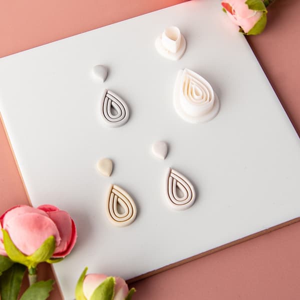 Øredobber Polymer Clay Cutter Polymer Clay Mold C C C