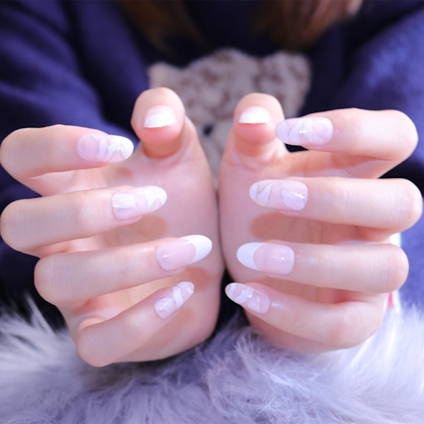 Almond Fake Nails False Nail L8 L8 L8