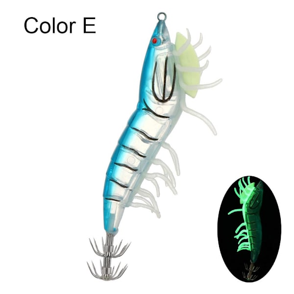Bläckfisk krok bläckfisk bete FÄRG E FÄRG E Color E