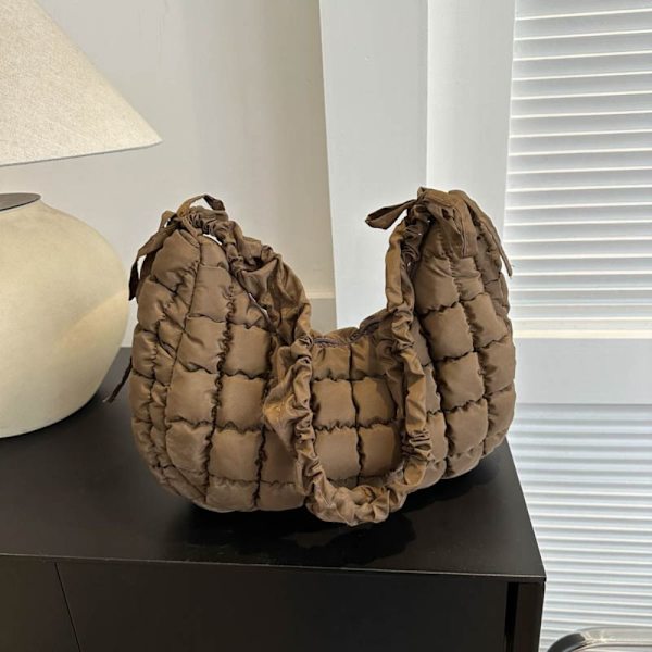 Skuldertaske Puffy Håndtaske SORT Black
