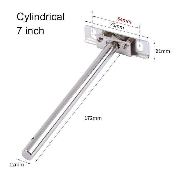 Hyllykannatin Hyllytuki 7 INHCCYLINDRICAL CYLINDRICAL 7 inchCylindrical
