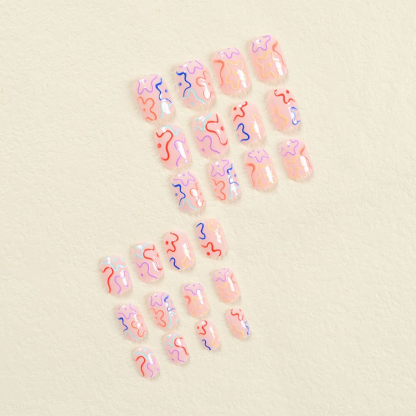 Franska Fake Nails False Nail SN110 SN110 SN110