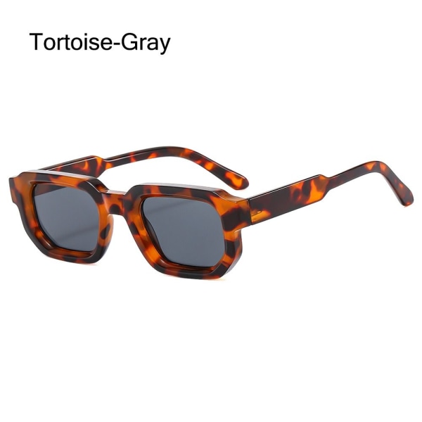 Square Frame Solbriller Shades TORTOISE-GRAY TORTOISE-GRY Tortoise-Gray