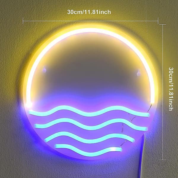 LED Sunset Sunrise Neon Neon-skiltlys E E E