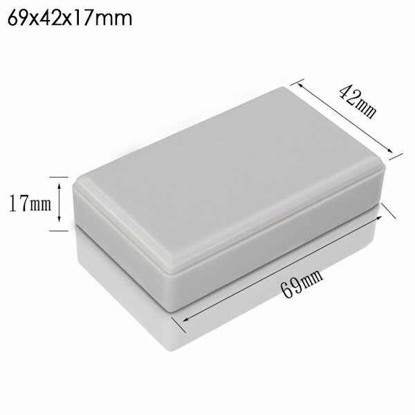 Elektroninen projektilaatikko vedenpitävä cover 69X42X17MM 69x42x17mm