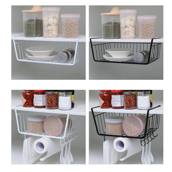 Kitchen Organizer Hylle Kjøkken Hylle Organizer WHITE L L White L-L