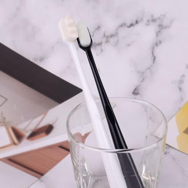Nano-hammasharjat Manuaalinen hammasharja WHITE FLAT FLAT White Flat-Flat