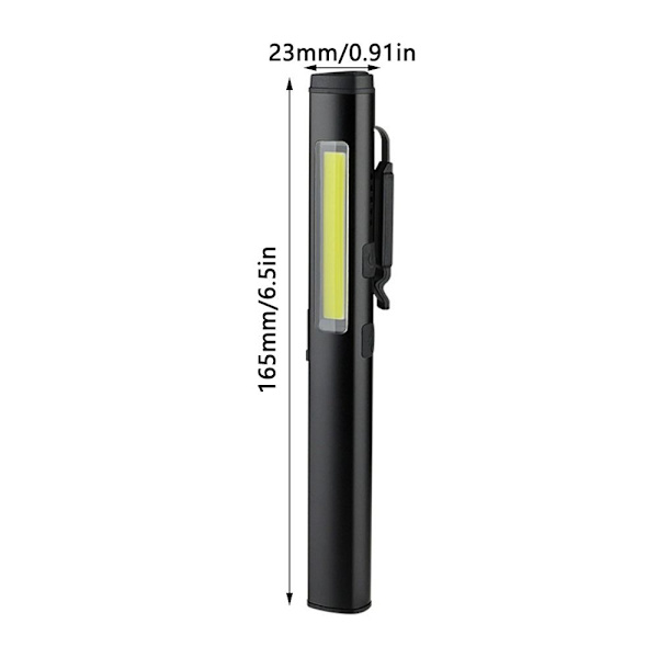 LED-taskulamppu USB lataustyövalo SININEN Blue