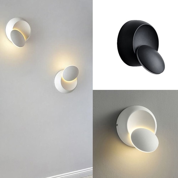 Væglampe Lamper Væglampe SORT NEUTRAL LYS NEUTRAL LYS black Neutral light-Neutral light