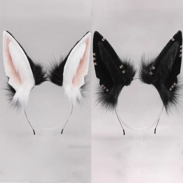 Wolf Ears -päähine Lolita -pääpanta VALKOINEN 1 1 white 1-1