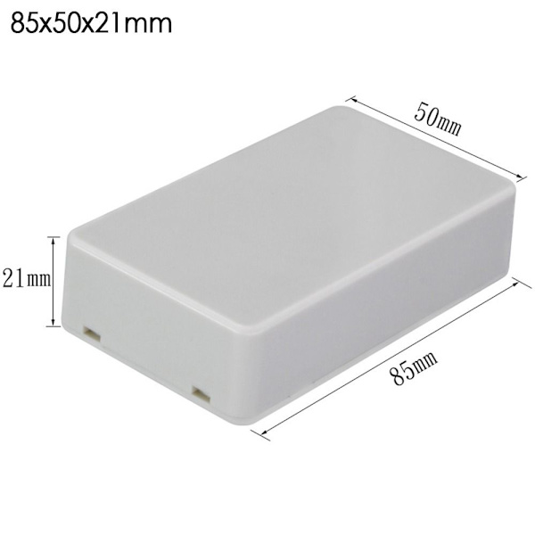 Elektronisk prosjektboks Vanntett deksel Prosjekt 85X50X21MM 85x50x21mm