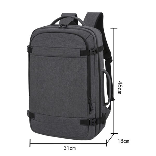 Multifunktionel bærbar taske bære rygsæk grey