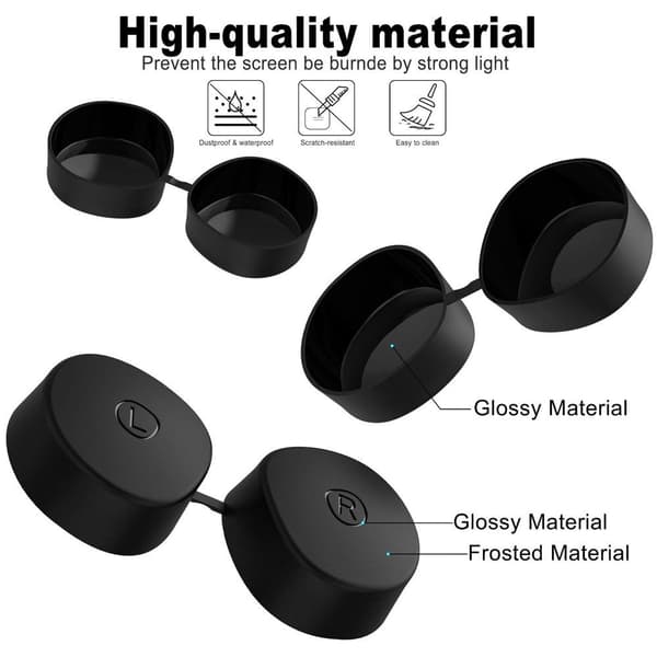 VR Controller Grip Lens Protector Cover SORT black