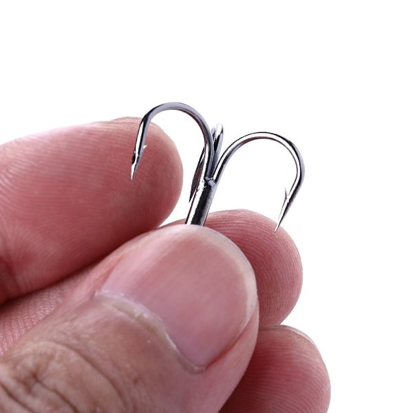 40 stk fiskekroge, fiske Triple ankerkrog 4 4 4
