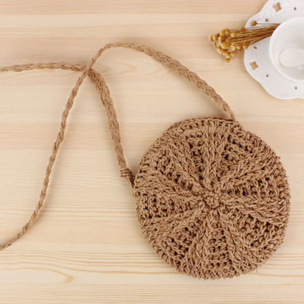 Sommar Halmväskor Tassel Strandväskor BEIGE&BEIGE beige&beige