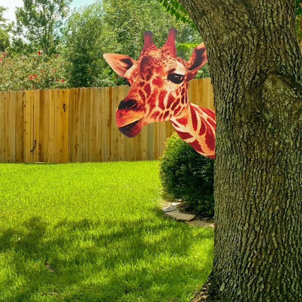 Trädgårdsdekoration Trädgårdsprydnad COW COW Cow