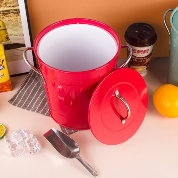 Ice Bucket Champagne Ice Bucket RED red