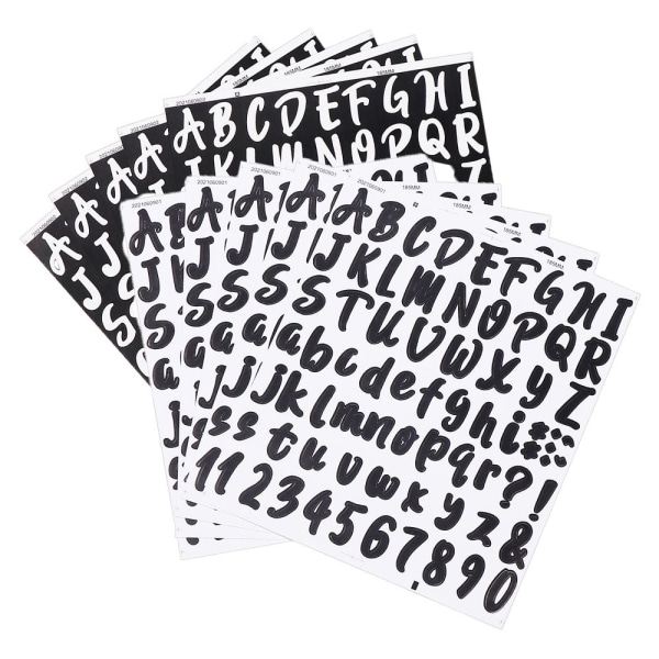 10 ark Vinyl Letters Sticker Vinyl Letters Numbers Sticker Kit