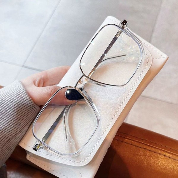 Anti-Blue Light Briller Oversized briller TRANSPARENT Transparent