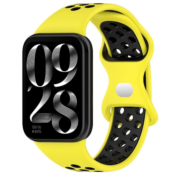 Silikonbandsarmband GUL&SVART Yellow&Black