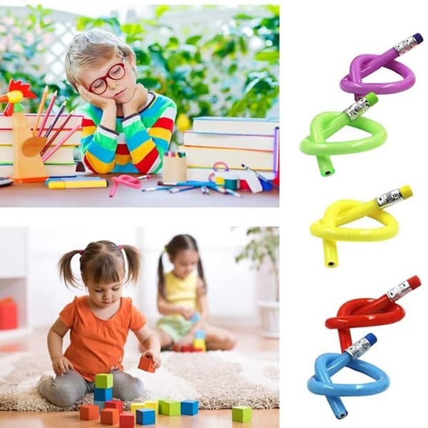 Flexibla pennor Soft Bendy Pencils 2 2 2