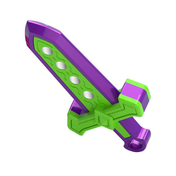 Infällbart svärd 3D- printed Gravity Toy LILA Purple