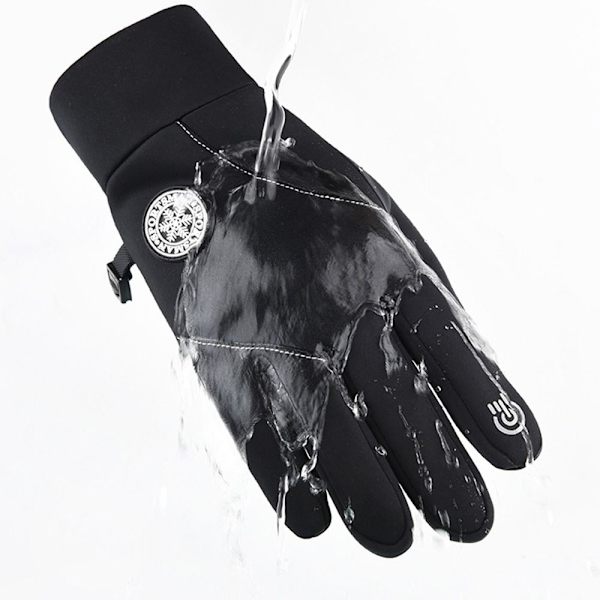 1pari Full Finger käsineet Pyöräilyhanskat MUSTA XLFLIP STYLE FLIP Black XLFlip style-Flip style