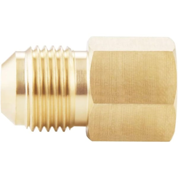 2 stk Tube Flare Fittings Union Connector Gass Adapter Tube