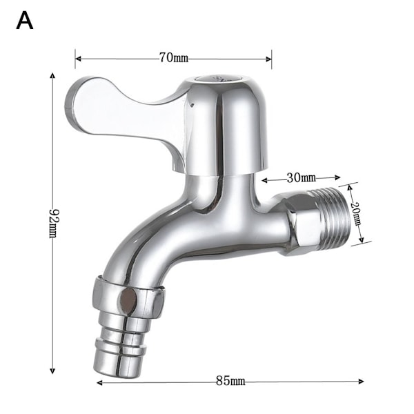 Hurtig åben vandhane Mop Cold Tap A A A