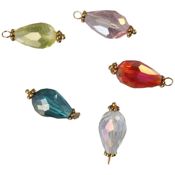 Krystal Charms Teardrop Krystal Charms Facet Teardrop