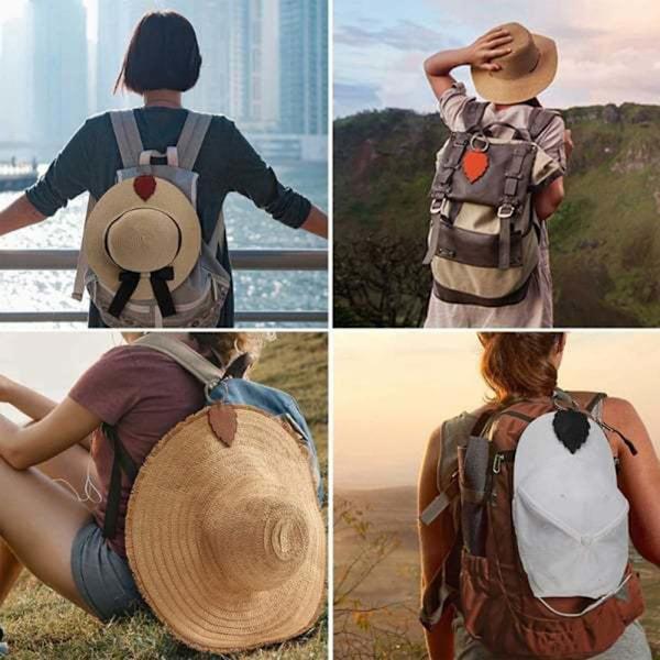 Magnetisk hatt Clip Hat Bag Clips BRUNT LOVE SHAPE LOVE SHAPE Brown love shape-love shape