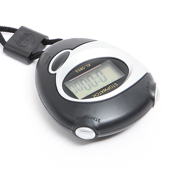 Sömnstoppur Klocka Timer Sportstoppur Black
